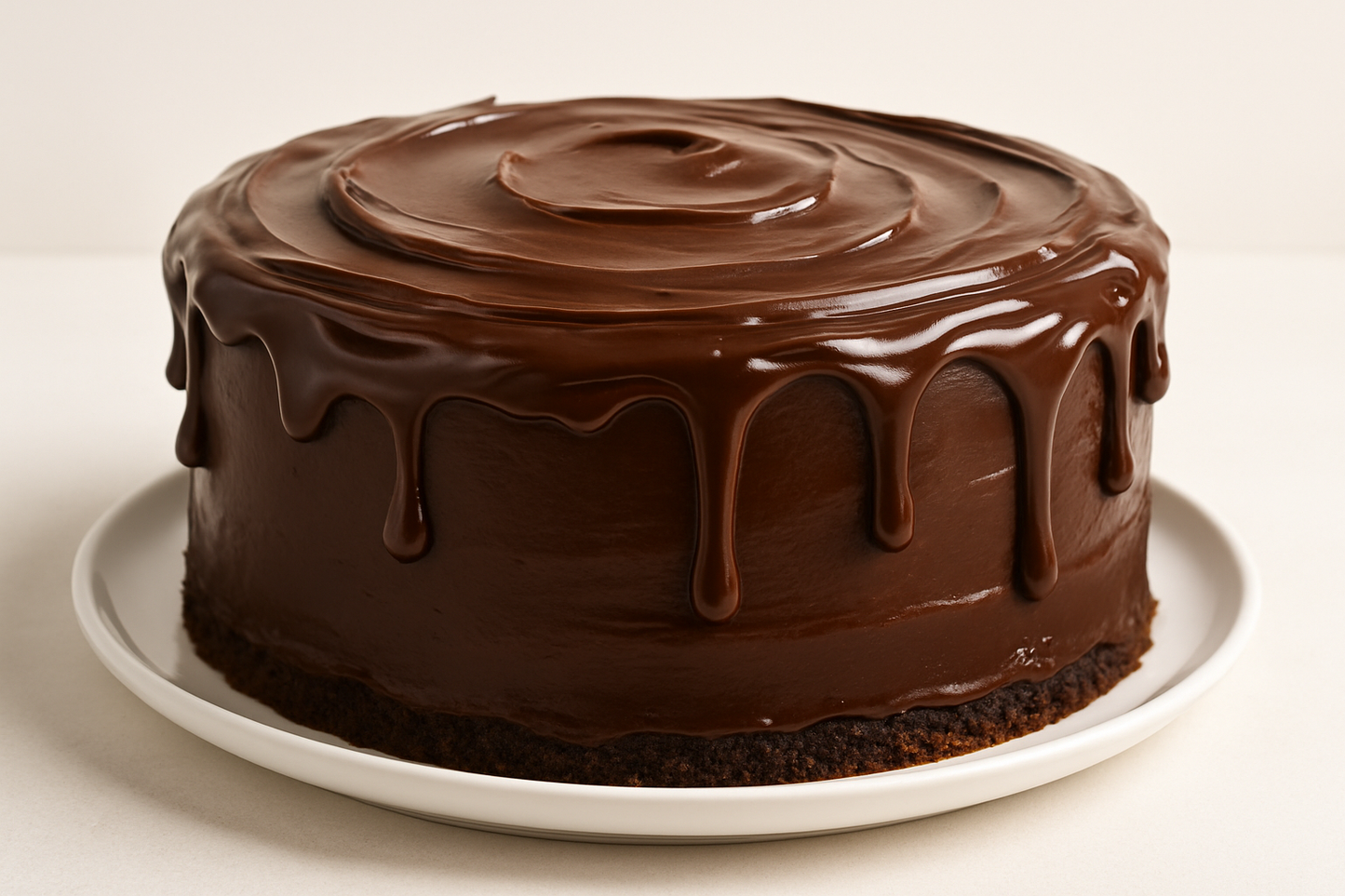torta de chocolate cubieta con fugde para tienda virtual